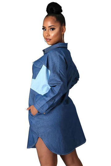 All Good Shirt Dress