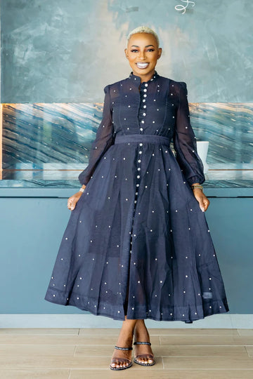 Snow Rhinestones Dress